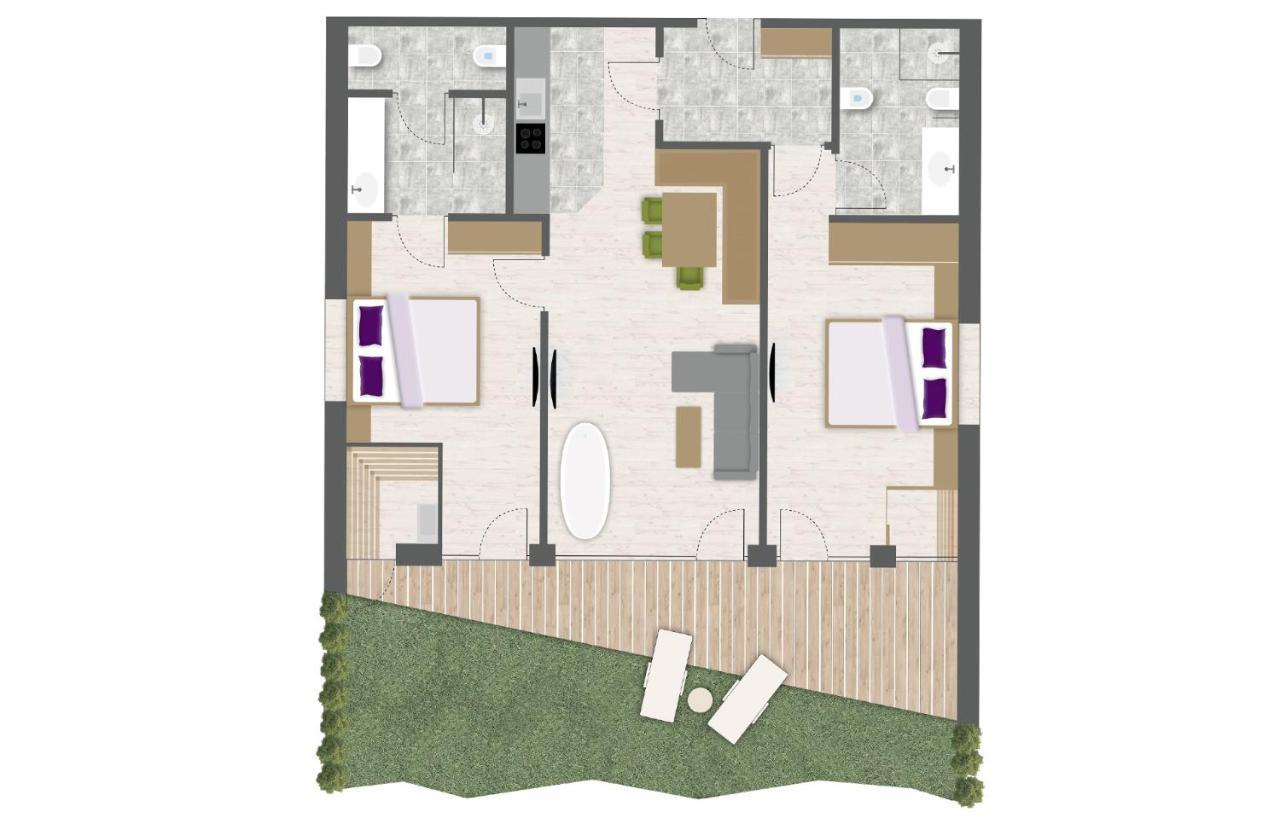 Aparthotel Panorama Living Dolomites Maranza Exterior foto